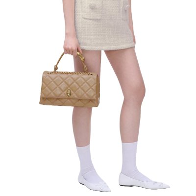 THE QUILTED DUAL CONVERTIBLE SHOULDER BAG